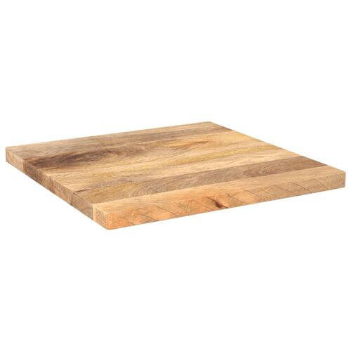 Bordplade 40x40x2,5 cm firkantet massivt mangotræ