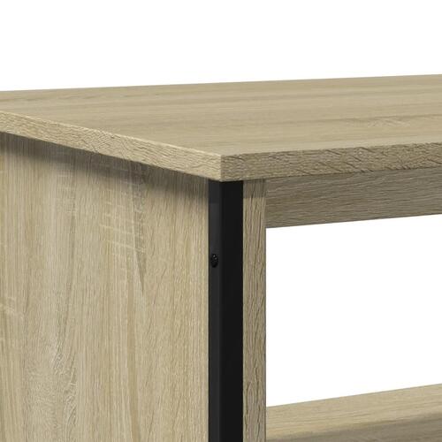 Sofabord 100x51x40 cm konstrueret træ sonoma-eg