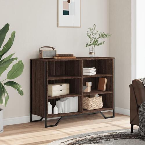 Skænk 101x35,5x74,5 cm konstrueret træ brun egetræsfarve