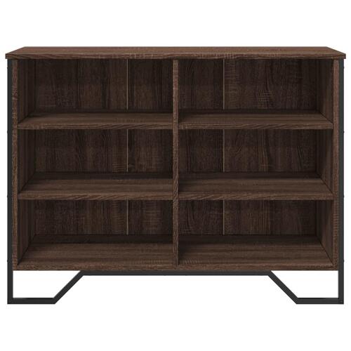 Skænk 101x35,5x74,5 cm konstrueret træ brun egetræsfarve