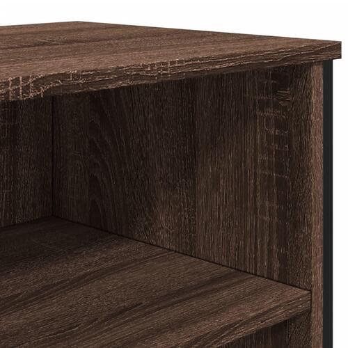 Skænk 101x35,5x74,5 cm konstrueret træ brun egetræsfarve