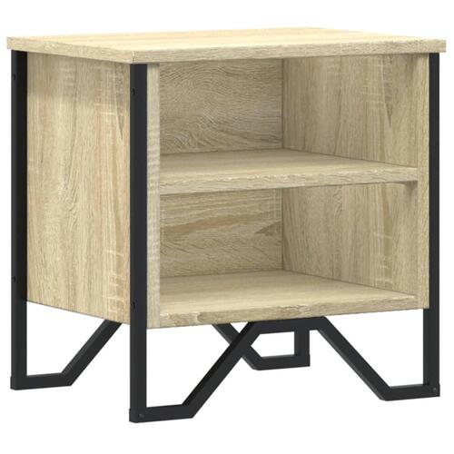 Sengebord 40x30x40 cm konstrueret træ sonoma-eg