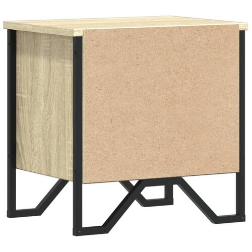Sengebord 40x30x40 cm konstrueret træ sonoma-eg