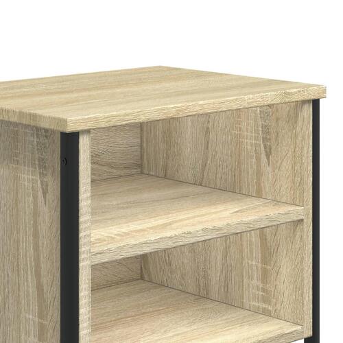 Sengebord 40x30x40 cm konstrueret træ sonoma-eg
