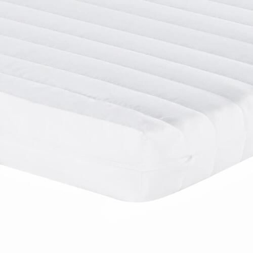 Skummadras 80x220 cm 7 zoner hårdhed 20 ILD hvid