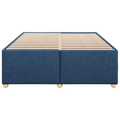Sengeramme uden madras 160x200 cm stof blå
