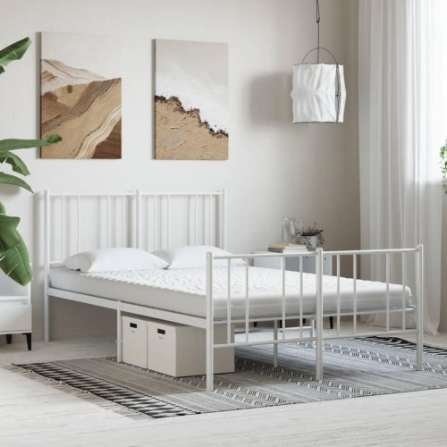 Skummadras 140 x 220 cm - 7 zoner, hårdhed 20 ILD, hvid
