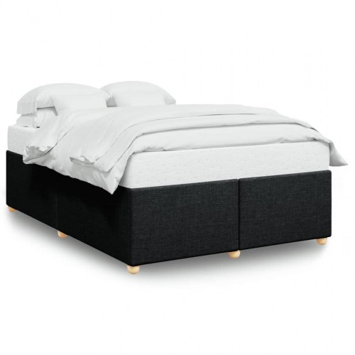 Sengeramme uden madras 160 x 200 cm stof - sort