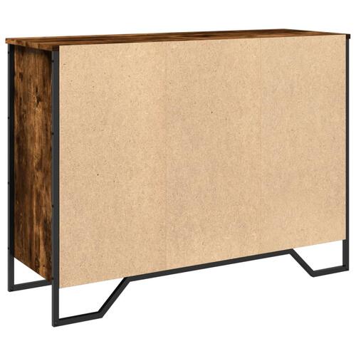 Skænk 101x35,5x74,5 cm konstrueret træ røget egetræsfarve