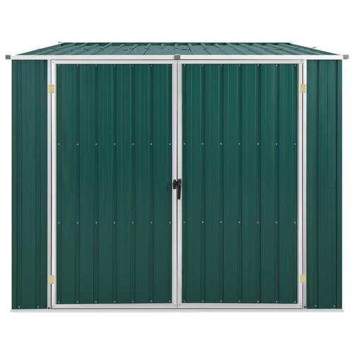 Haveskur 195x198x159 cm galvaniseret stål grøn