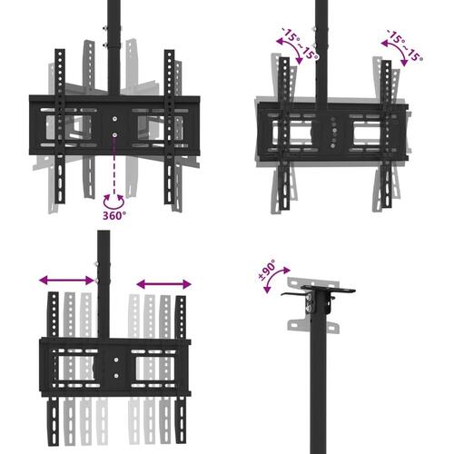 Tv-loftbeslag til 32-65" skærm maks. VESA 400x400 mm 40 kg
