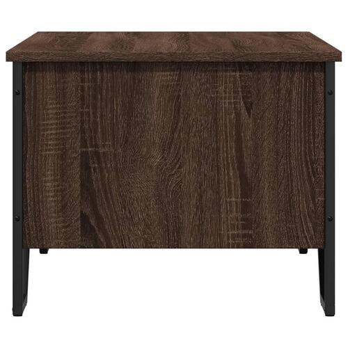 Sofabord 100x51x40 cm konstrueret træ brun egetræsfarve