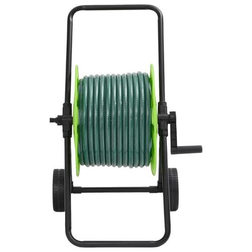 Slangetromle med tilslutningssæt 0,75" 20 m PVC grøn