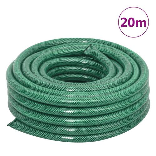 Slangetromle med tilslutningssæt 0,75" 20 m PVC grøn