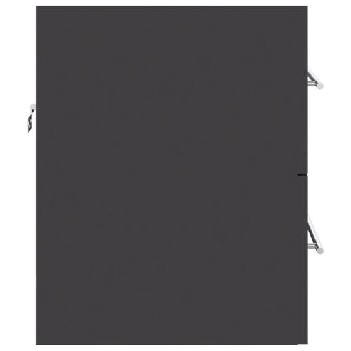 Vaskeskab 60x38,5x48 cm spånplade grå