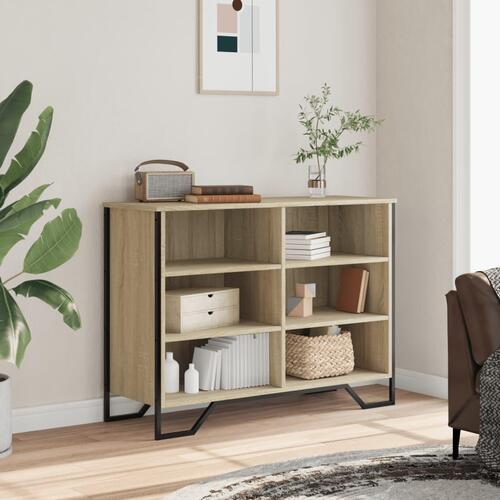 Skænk 101x35,5x74,5 cm konstrueret træ sonoma-eg