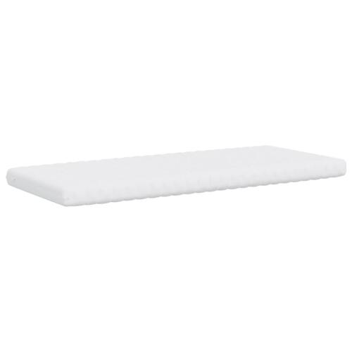 Skummadras 90x220 cm 7 zoner hårdhed 20 ILD hvid