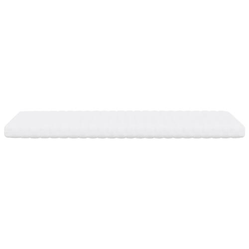 Skummadras 90x220 cm 7 zoner hårdhed 20 ILD hvid