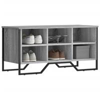 Skoreol 90x38x45,5 cm konstrueret træ grå sonoma-eg