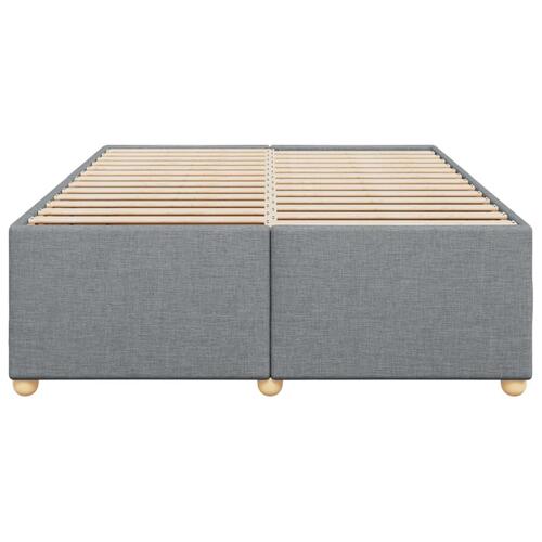 Sengeramme uden madras 160x200 cm stof lysegrå