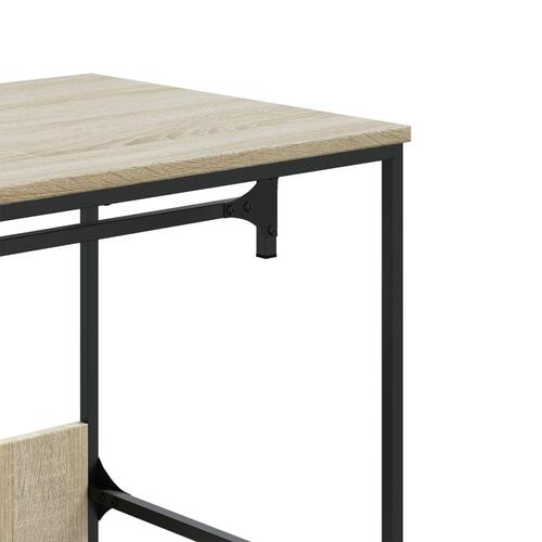 Klædeskab 90x50x180 cm konstrueret træ sonoma-eg