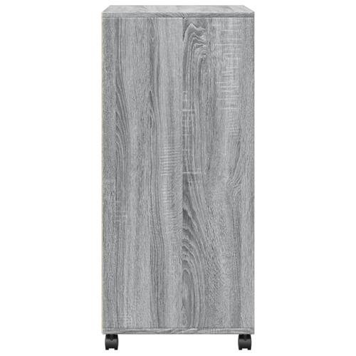 Rullebord 55x40x91 cm konstrueret træ grå sonoma-eg