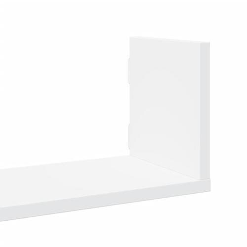 Væghylder 3 stk. 58x18x18 cm konstrueret træ hvid