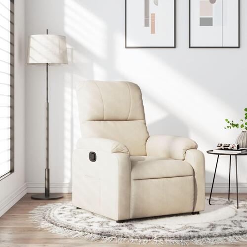Lænestol mikrofiberstof beige
