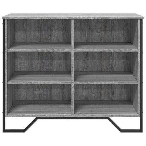 Skænk 91x35,5x74,5 cm konstrueret træ grå sonoma-eg