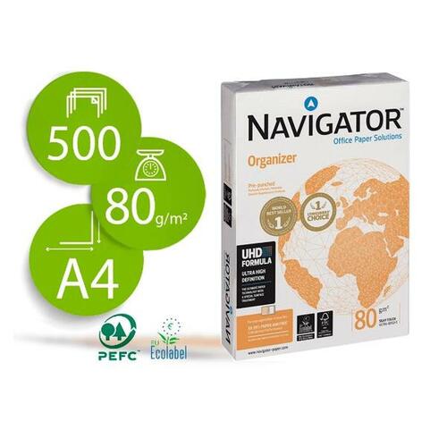 Printerpapir Navigator NAV-80-4T A4 500 Ark