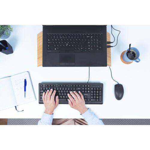 Tastatur og mus Trust 23970 Sort Qwerty US