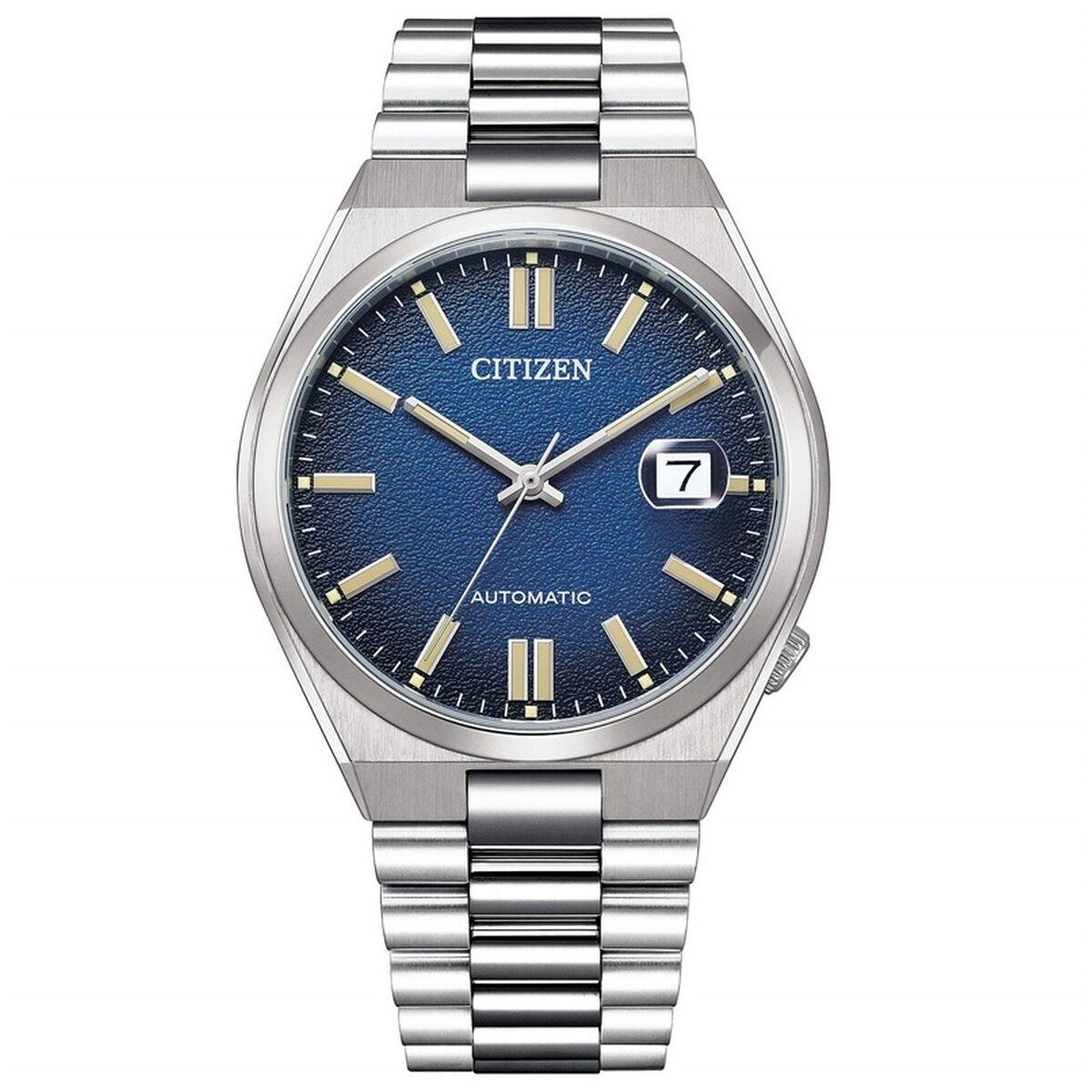 Herreur Citizen TSUYOSA AUTOMATIC - BLUE Sølvfarvet (Ø 40 mm)