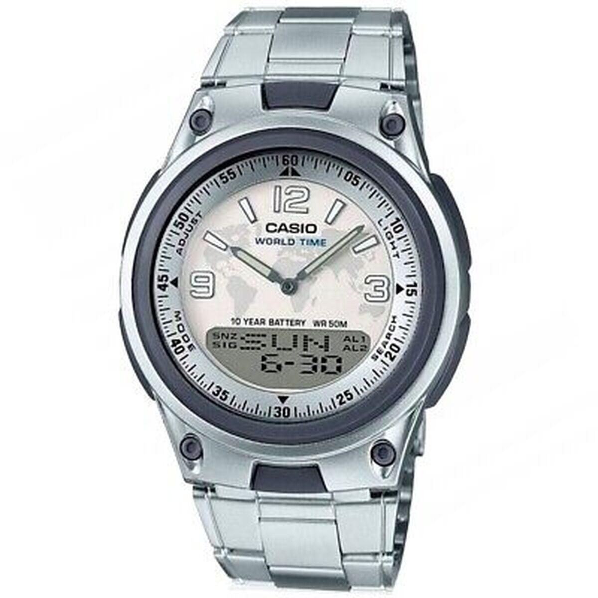 Casio herreur Illuminator Telememo 30 - sølv (Ø 40 mm)