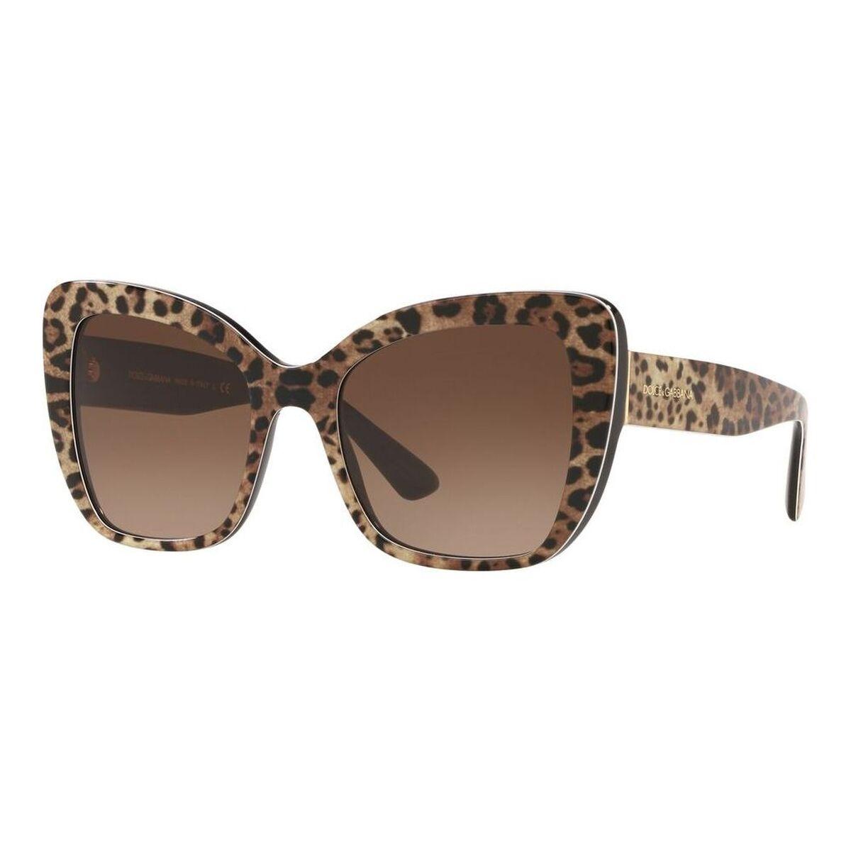 Dolce & Gabbana DG 4348 solbriller til kvinder - leopardprint