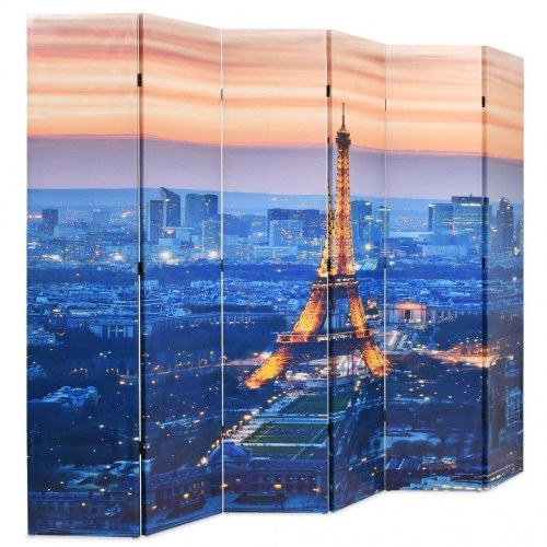Foldbar rumdeler 228 x 170 cm Paris by Night