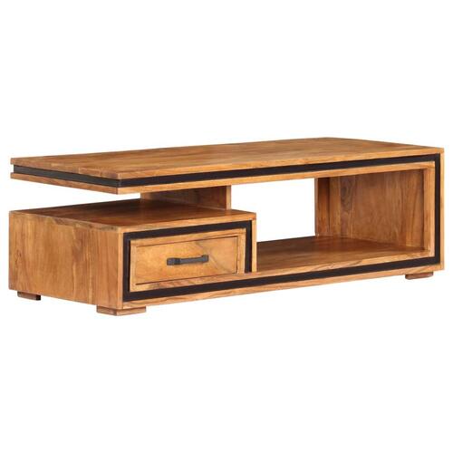 Sofabord 100x45x33 cm massivt akacietræ