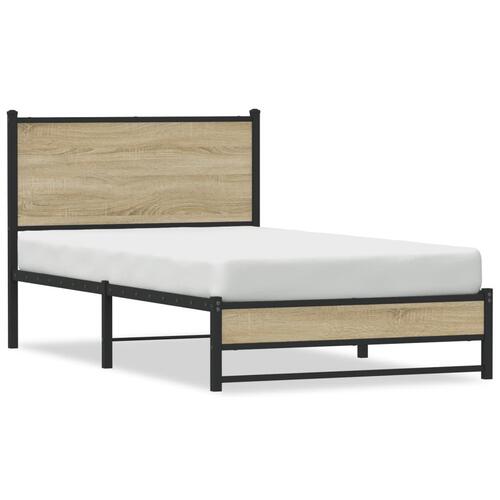 Sengeramme uden madras 107x203 cm metal sonoma-eg