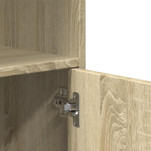 Rullebord 55x40x91 cm konstrueret træ sonoma-eg