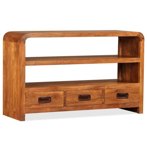 Tv-skab 90x30x55 cm massivt akacietræ