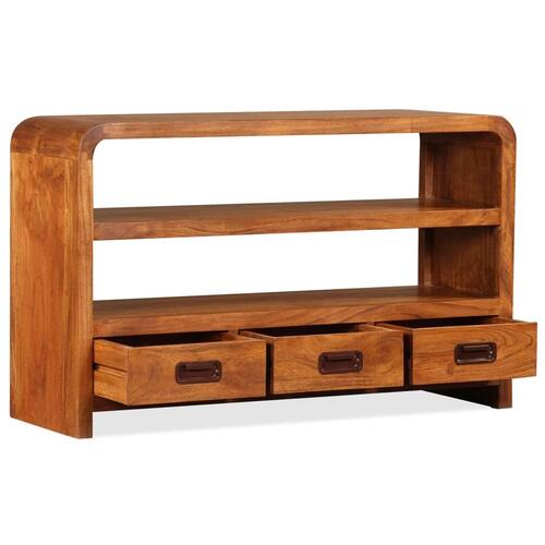 Tv-skab 90x30x55 cm massivt akacietræ