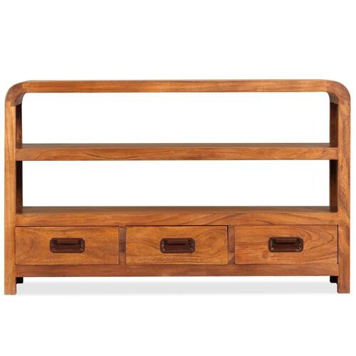 Tv-skab 90x30x55 cm massivt akacietræ