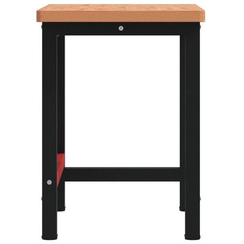 Arbejdsbænk 100x60x83 cm massivt bøgetræ rektangulær