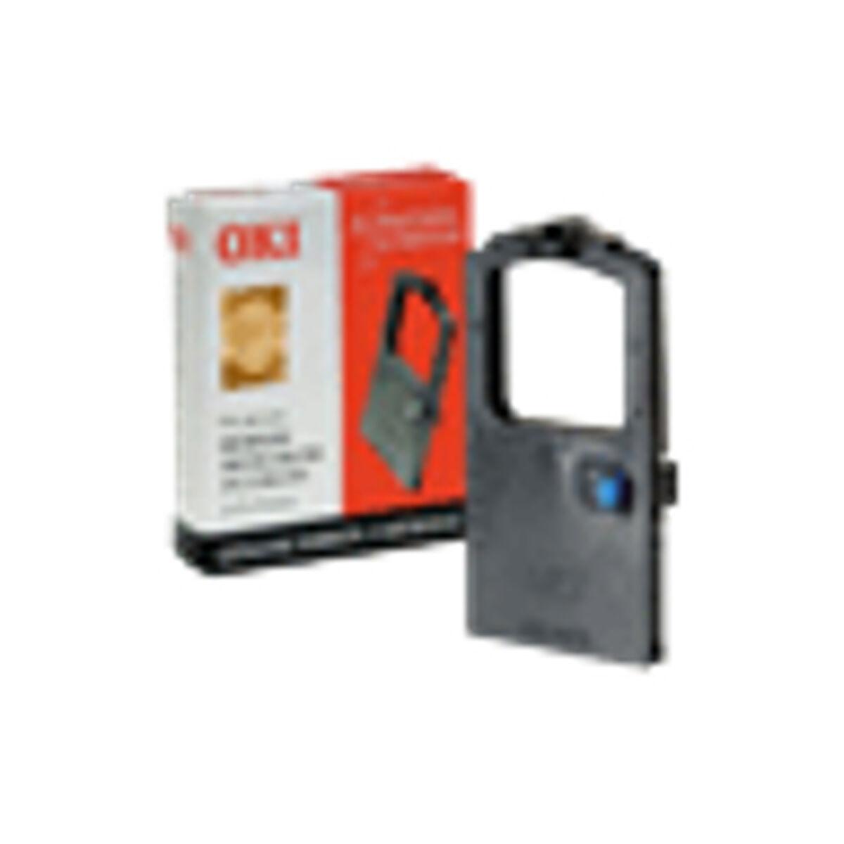 OKI Matrixfarvebånd 09002309 - Sort/Turkisblå billede