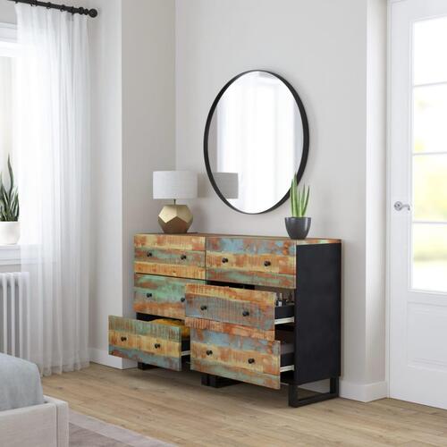 Skænke 2 stk. 60x33x75 cm massivt genbrugstræ
