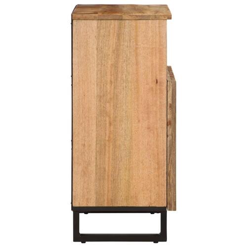 Skænk 60x34x75 cm massivt ru mangotræ