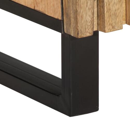 Skænk 60x34x75 cm massivt ru mangotræ