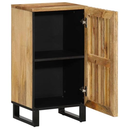 Skænk 40x34x75 cm massivt ru mangotræ