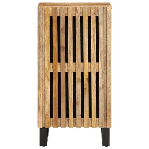 Skænk 40x34x75 cm massivt ru mangotræ