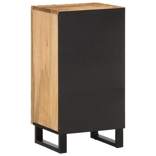 Skænk 40x34x75 cm massivt ru mangotræ