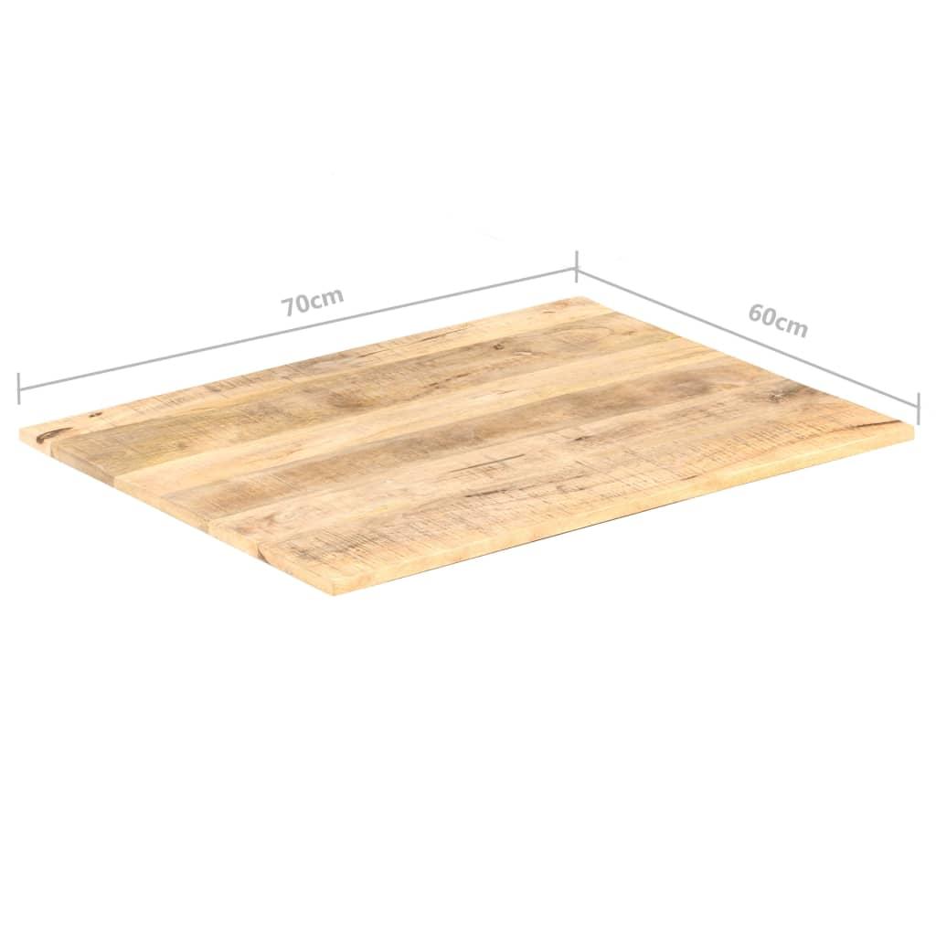 Bordplade 15-16 mm 70x60 cm massivt mangotræ